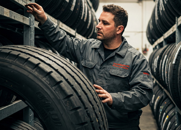 New Project (2) types of truck tyres